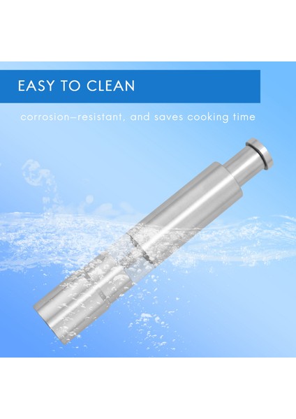 Tuz ve Karabiber Öğütücü 2 Biber Değirmeni Paslanmaz Çelik Tuz Çalkalayıcı Itme Düğmesi Manuel Cam Tuz ve Karabiber Seti (Yurt Dışından) indirimleri