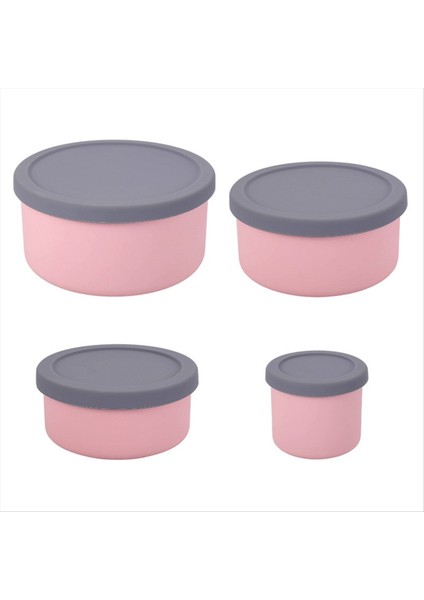 Silikon Gıda Depolama Kapları Kaplamalı Sızıntı Kanıtı Alan Tasarrufu Yeniden Kullanılabilir Yemek Hazırlığı Mutfak Için Hava Etki Kapları C C Için (Yurt Dışından)