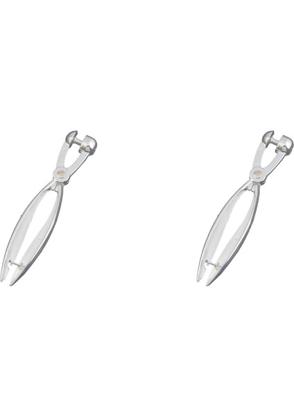 2x Gümüş Alüminyum Kiraz Pitter Kırmızı Tarihler Zeytin Çukuru Kolay Çıkarma Çekirdek Sıkma Kelepçesi Tohumörü 18 x 3 5cm (Gümüş) (Yurt Dışından)