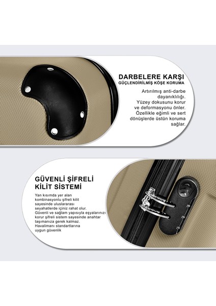 Ultra Hafif Abs Valiz Trıon indirimleri