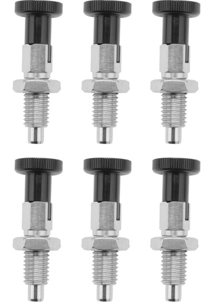 6x M10 Paslanmaz Çelik Kendi Kilit Kilitleme Endeksi Kafa Bölmesi Için Kendini Kilitleme Fonksiyonu ile Piston Pimi (Yurt Dışından)