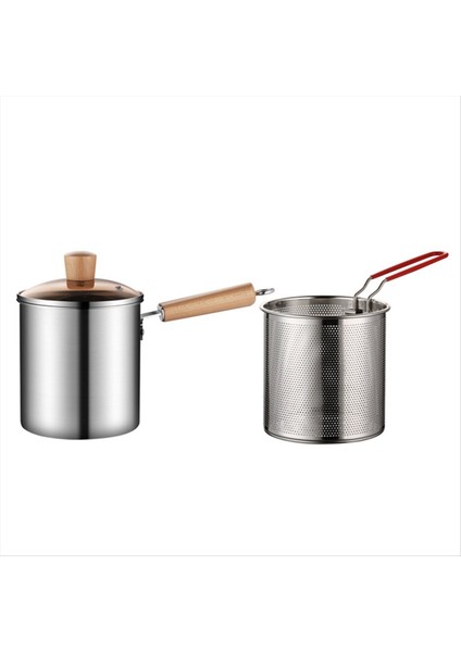 Çok Amaçlı Kızartma Tenceresi Tutamaklı Süt Tenceresi Paslanmaz Çelik Fritöz Fritöz Pişirme Tenceresi Tavan Tavası Küçük Pot (Yurt Dışından)