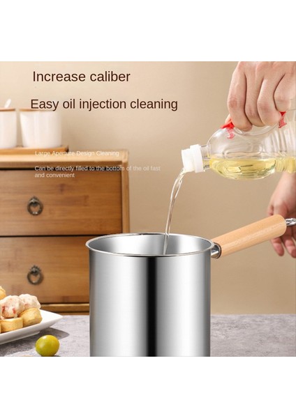 Çok Amaçlı Kızartma Tenceresi Tutamaklı Süt Tenceresi Paslanmaz Çelik Fritöz Fritöz Pişirme Tenceresi Tavan Tavası Küçük Pot (Yurt Dışından) fırsatları