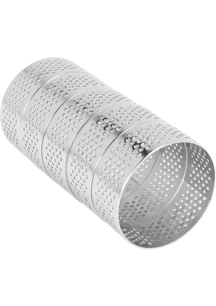 Paslanmaz Çelik Delikli Tart Halka 5pcs 5cm Delikli Kek Köpük Halkası Dıy Yuvarlak Tart Halkaları Pişirme Tatlı Halkası (Yurt Dışından) fiyatları