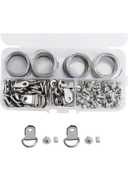 248PCS Resim Asma Tel Kiti Fotoğraf Çerçevesi Asma Kiti Duvar Montajı Için Tırnaklarla Resim Asma Kiti (Yurt Dışından) modelleri