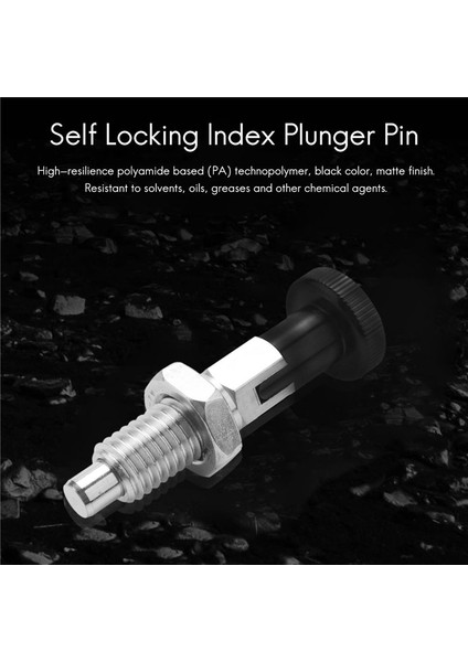 4x M10 Paslanmaz Çelik Kendinden Kilitleme Endeksi Piston Pimi Piston Pim Konumu Yerleştirme Için Kafa Bölmesi Için Kafa Kilitleme Fonksiyonu (Yurt Dışından) modelleri
