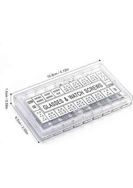 1000PCS Paslanmaz Çelik Gözlükler Izle Onarım Vidası Yedek Kit Seti Küçük Vidalar Somun Çeşitleri Onarım Aracı Seti (Yurt Dışından) fiyatları