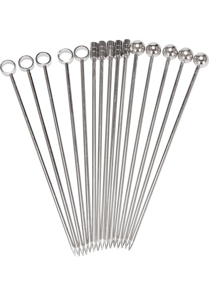 Paslanmaz Çelik Kokteyl Seçimleri Martini Setleri Set (Paket 15) (Yurt Dışından)