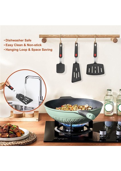 Silikon Spatula Turner 600F Isıya Dayanıklı Yumurta Hamburger Krep Krep ve Daha Fazlasını Çevirme Için Mükemmel (3 Paket) (Yurt Dışından) indirimleri