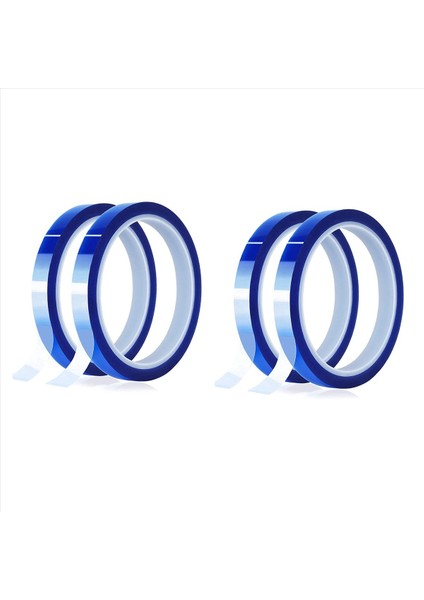 4 Rulo 10MMX33M (108FT) Mavi Isı Bant Isı Transfer Bant Isı Süblimasyonu Için Tortu Yok ve Isı Transferi Vinil (Yurt Dışından)