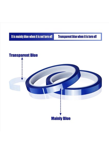 4 Rulo 10MMX33M (108FT) Mavi Isı Bant Isı Transfer Bant Isı Süblimasyonu Için Tortu Yok ve Isı Transferi Vinil (Yurt Dışından) indirimleri