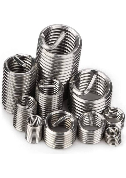 300PCS Iplik Onarım Ekleri M3 M4 M5 M6 M8 Paslanmaz Çelik Heli Ipliği Onarım Teli Iplik Ekleme Ürün Yelpazesi (Yurt Dışından) modelleri