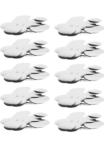 500PCS 3 Inç Gümüş Şarap Dökme Disk Damla Geçirmez Damla Dökme Dökme Püskürtme (Yurt Dışından)