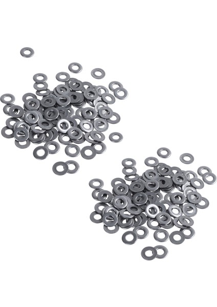 200PCS M3 3 mm Metrik 304 Paslanmaz Çelik Düz Yıkayıcı (Yurt Dışından)
