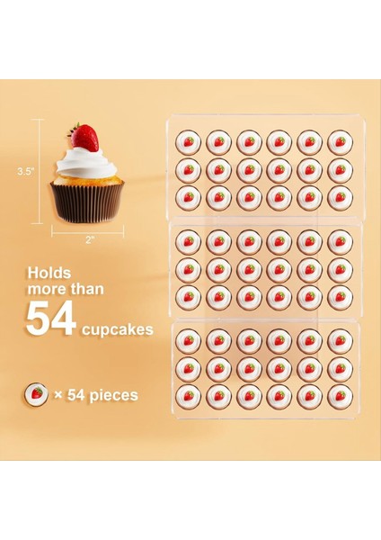 3 Katmanlı Akrilik Ekran Yükseltici Raf Ekran Standı Tatlı Cupcakes Standı Makyaj Parfüm Tutucu Stili B (Yurt Dışından) fırsatları