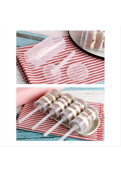 40PCS Gıda Itici Yuvarlak Şekilli Itme-Pop Kek Pastalı Kek Püskürtme Pops Kaplar Kekpop Yuvarlak Plastik Kap (Yurt Dışından) fiyatları