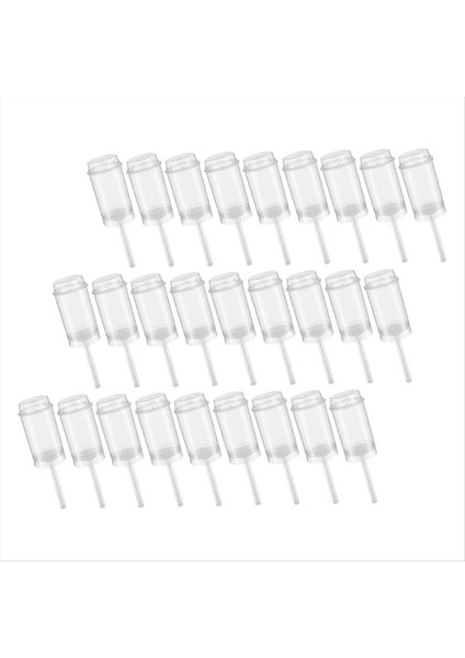 40PCS Gıda Itici Yuvarlak Şekilli Itme-Pop Kek Pastalı Kek Püskürtme Pops Kaplar Kekpop Yuvarlak Plastik Kap (Yurt Dışından) modelleri