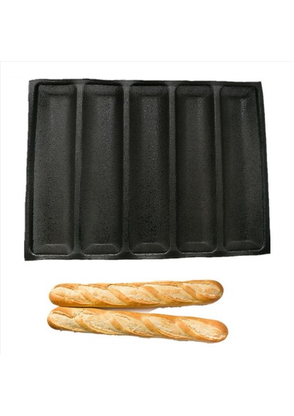 4pcs Silikon Delikli Fırınlama Formları Sandviç Kalıp Fransız Baget Ekmek Tava Gıda Mat 5 Somun Yapışmaz Pişirme Astarları (Yurt Dışından) fiyatları