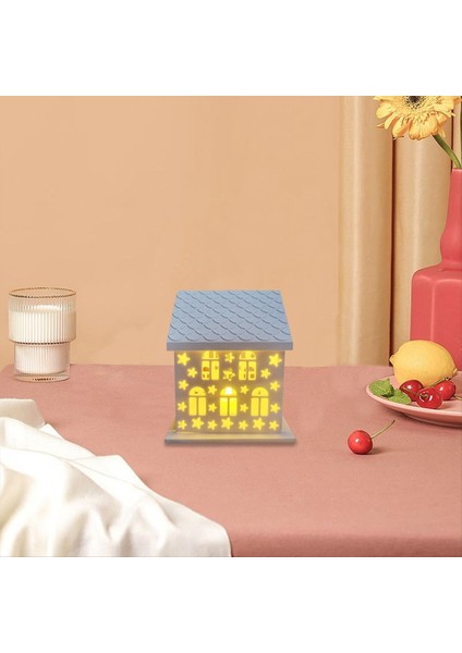 4pcs/set 3D Ev Silikon Kalıplar Reçine Beton Yıldız Ev Mum Tutucu Kalıp Ev Şekilli Dekorasyon Süsleri (Yurt Dışından) indirimleri