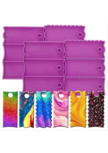 2pcs Adı Plaka Reçine Kalıbı 40 Oz Bardak Isim Etiketi Silikon Kalıbı Reçine Kalıp Kupası Isim Plakası Kalıbı Epoksi Reçine Için (Yurt Dışından)