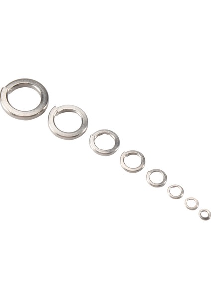 Yay Kilidi Yıkayıcı 304 Paslanmaz Çelik Yay Kilidi Yıkayıcı Çiftlik Seti (410-PC 8 Boyutlu) (Yurt Dışından) modelleri