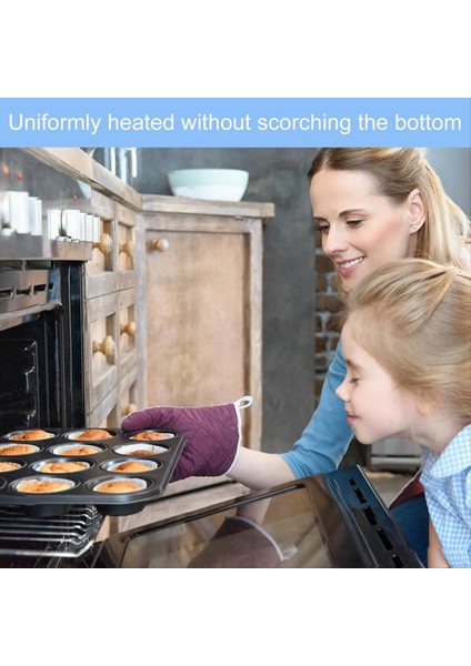 24 Muffin Için 2 Muffin Tepsisi Yapışmaz Çörek Tepsisi Kekler Kekler Için (Yurt Dışından) indirimleri