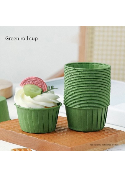 Cupcake Bardakları Ev Rulo Çörek Bardakları Yüksek Sıcaklığa Dayanıklı Kağıt Tepsileri Tatlı Buhar Fırın Fırın Kalıpları D (Yurt Dışından) fiyatları