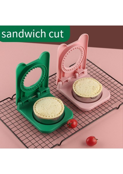 Yuvarlak Kahvaltı Sandviç Ekmek Kesme Kalıp Tost Cep Ekmek Yapım Aracı Mutfak Eşyaları Yeşil (Yurt Dışından) fiyatları