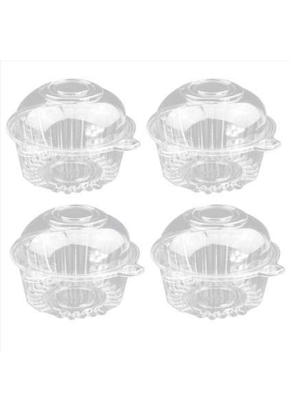 200 Adet Şeffaf Plastik Tek Kek Kek Kutusu Çörek Kubbesi Tutucu Kutu (Yurt Dışından) fiyatları