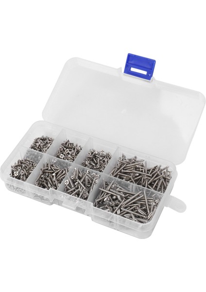 4000PCS Paslanmaz Çelik Kendi Kendine Tapma Vidası Çiftlik Kiti Kilit Kilitli Ahşap Iplik Tırnak Vidası Setleri M2 (Yurt Dışından) modelleri