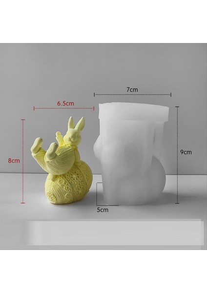 3pcs Tavşan Yumurta Aromaterapi Mum Silikon Kalıp Paskalya Alçı Tavşan Süslemesi Damla Kalıp Diy Tavşan Mum Yapımı Kalıp (Yurt Dışından) fiyatları