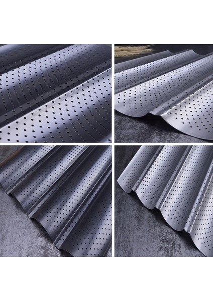 Stıck Farred Fransızlı Ekmek Pişirme Tavası Karbon Çelik Fransız Tavan Ekmek 4 Dalga Somun (Yurt Dışından) indirimleri