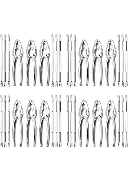 Deniz Ürünleri Kraker Araçları Fındıkkıranlar Seti Yengeç Fındık Açıcı Kabuklu Deniz Ürünleri Istakoz Bacak Shopler Mutfak Kitleri 36 Paket (Yurt Dışından)