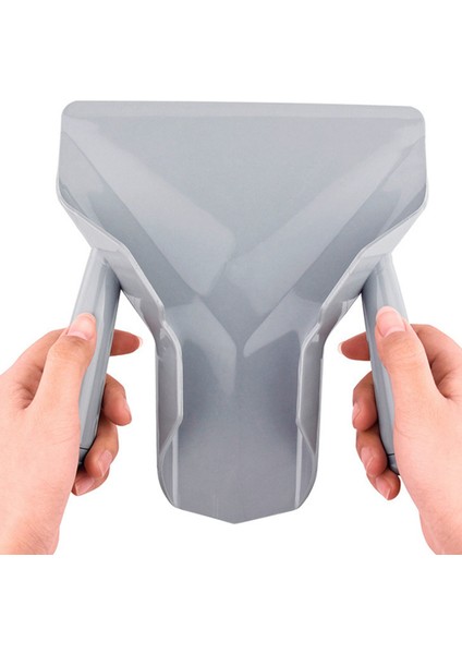 2x Plastik Çip Kepçesi Patates Kızartması Kürek Yükleyici Çip Ambalaj Kürek Huni Patlamış Mısır Fast Food Çift Sap (Yurt Dışından) modelleri