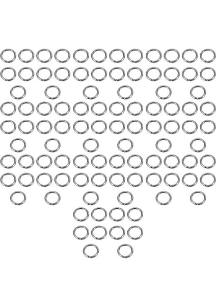 M4 x 30MM Paslanmaz Çelik Çöplemeli Kaynaklı Yuvarlak Yuvarlak O Halkalar 100 Pcs (Yurt Dışından)