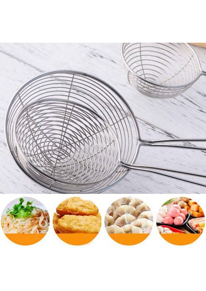 6 Parçalı Yuvarlak Sıcak Pot Sayacı Tutucu Çelik Asya Shabu-Shabu-Sabu Örümcek Sıyırma Kaşık Seti Örgü Kaşık Seti (Yurt Dışından) indirimleri