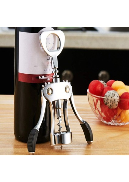 Wing Cirkscrew Cork Sökme Premium Kırmızı Şarap Bira Şişesi Açıcı Yeniden Kullanılabilir Şarap Şişesi Aksesuarları (Yurt Dışından) modelleri