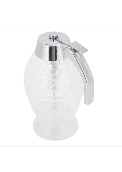 Bal Dağıtıcı Şurup Kavanozu ve Stand Petek Şeklinde Pot Hassas Servis Için Damla Dağıtıcı Yok (Yurt Dışından)