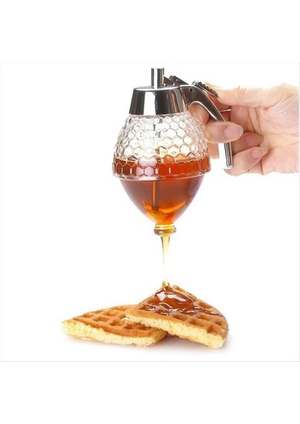 Bal Dağıtıcı Şurup Kavanozu ve Stand Petek Şeklinde Pot Hassas Servis Için Damla Dağıtıcı Yok (Yurt Dışından) fiyatları