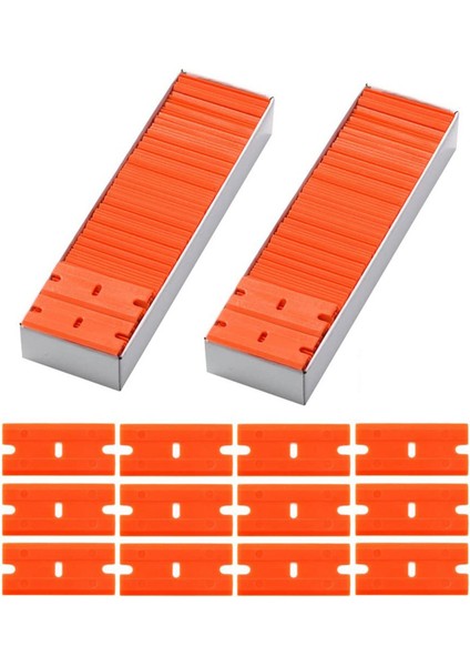 200PCS Plastik Tıraş Bıçağı 5pcs ile Çift Kenar Jilet Bıçakları Yüzey Filmi Vinil Sargı Için Büyük Tampon Vinil Squeee (Yurt Dışından) modelleri