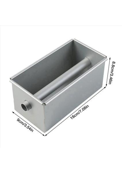 2x Uzun Kek Fırın Tavası Yapışmaz Akışlı Kalp Kek Kalemi Kare Ekmek Somun Tava ile Merkez Tüp Kek Aletleri (Yurt Dışından) fırsatları