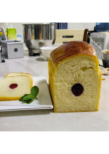 2x Uzun Kek Fırın Tavası Yapışmaz Akışlı Kalp Kek Kalemi Kare Ekmek Somun Tava ile Merkez Tüp Kek Aletleri (Yurt Dışından) indirimleri