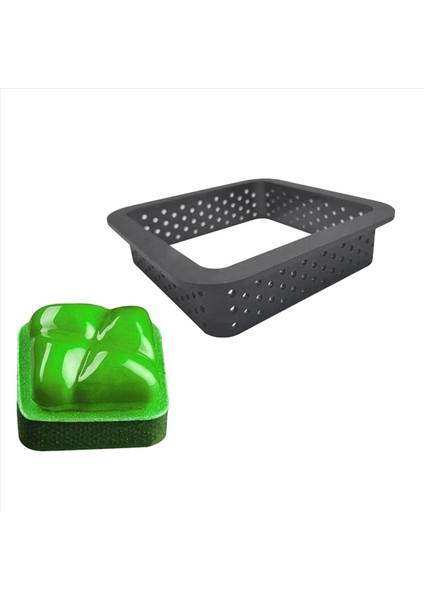 40 Adet Kare Tart Halkaları Isıya Dayanıklı Delikli Kek Köpüğü Yüzük Çubuk Olmayan Fırın Yazılımı Tart Mini Kek Kalıp Kek Halkaları (Yurt Dışından) fiyatları