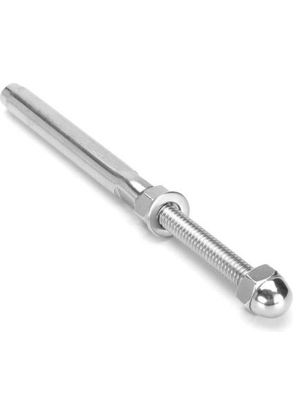 20X Dişli Cıvata ve Pedal Topu Kablo Korkuluk Kiti Ucu 0 32 cm T316 Deniz Sınıfı Paslanmaz Çelik (Yurt Dışından) modelleri