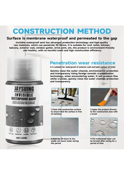 Jaysuing 3pcs Sızdırmazlık Makinesi Kaplama Sıvı Su Geçirmez Güçlü Yapışma Sızıntı Su Sızıntı Onarım Sızdırmaz (Yurt Dışından) indirimleri