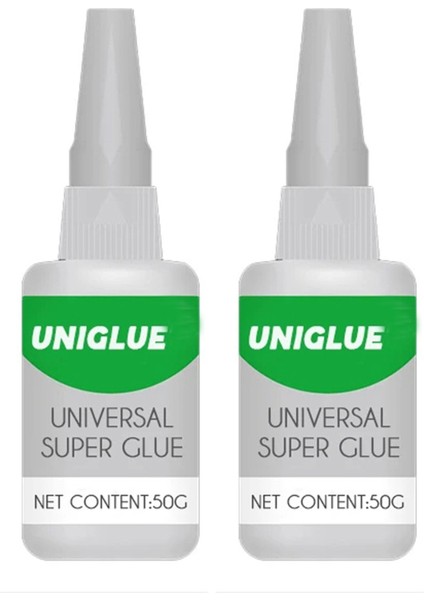 2x Uniglue Evrensel Süper Tutkal Reçine Seramik Metal Cam Için Güçlü Plastik Tutkal (Yurt Dışından)