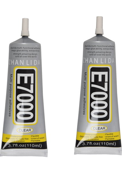 2x Zhanlida Telefon Kabuğu Plastik Metal E7000 Crafts Takı Tutkal 110ML (Yurt Dışından)