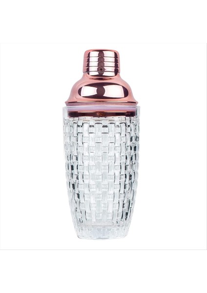 13 Oz Cam Kokteyl Çalkalayıcı Seti - Kokteyller Için Cam Çalkalayıcı Içecek Çalkalayıcılar Kokteyl ve Kokteyl Çalkalayıcılar Gül Altın (Yurt Dışından)
