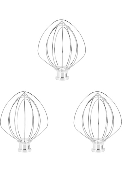 3x Paslanmaz Çelik Tel Kırbaç Karıştırıcı Mutfaklı K45WW 9704329 Un Kek Balon Çırpma Yumurta Kremi Karıştırıcı (Yurt Dışından)