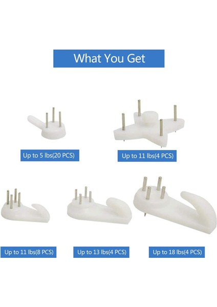 120PCS Görünmez Tırnak Vidaları Duvar Kancaları Resim Askıları Isisiz Fotoğraf Hook Resim Resim Çerçevesi Askı (Yurt Dışından) modelleri